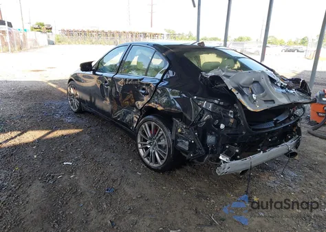 2021 Infiniti Q50 Red Sport 400 Awd z USA, uszkodzony, nr VIN JN1FV7DR1MM880558